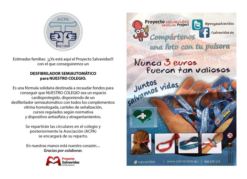 Proyecto Salvavidas | ACPA | Colegio La Purísima